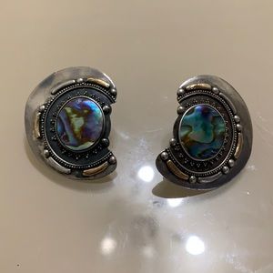 🌊🔱vintage sterling silver earrings